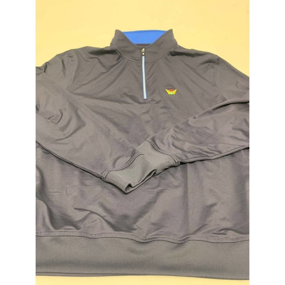 FJ Pullover 1/4 Zip Blue XL Men's A43